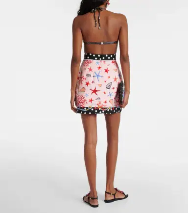 Dolce & Gabbana Capri printed cotton miniskirt | Thumbnail 4