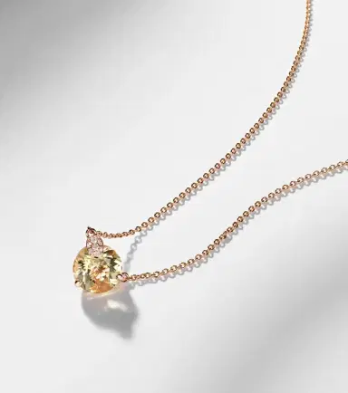 Bucherer Fine Jewellery Peekaboo 18kt rose gold necklace with beryl and diamonds | Thumbnail 6 Bucherer Fine Jewellery Peekaboo 18kt rose gold necklace with beryl and diamonds | Thumbnail 6