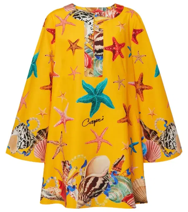 Dolce & Gabbana Capri printed cotton tunic
