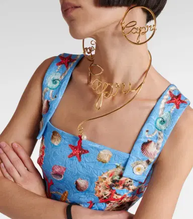 Dolce & Gabbana Capri printed minidress | Thumbnail 3