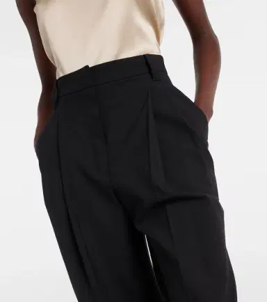 Brunello Cucinelli Wool-blend wide-leg pants | Thumbnail 3