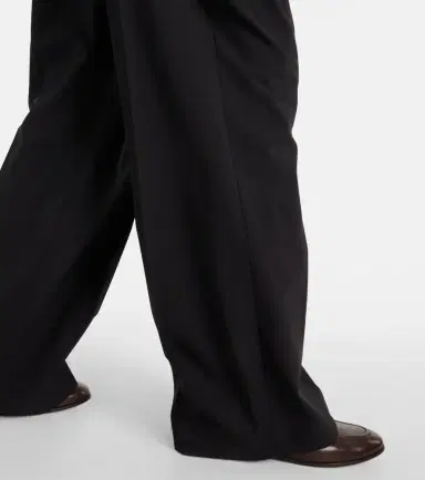 Brunello Cucinelli Wool-blend wide-leg pants | Thumbnail 4