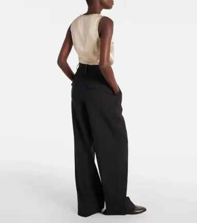 Brunello Cucinelli Wool-blend wide-leg pants | Thumbnail 5