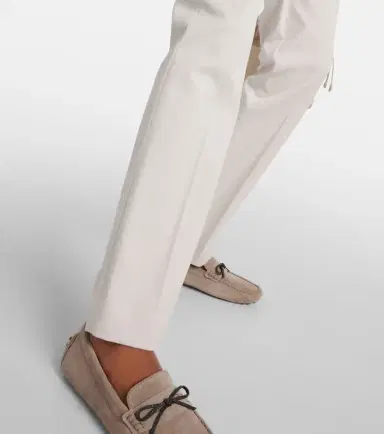 Brunello Cucinelli Cotton-blend slim pants | Thumbnail 2