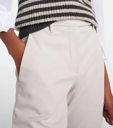 Brunello Cucinelli Cotton-blend slim pants | Thumbnail 5