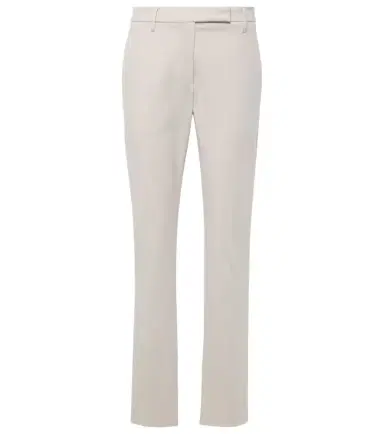Brunello Cucinelli Cotton-blend slim pants | Thumbnail 1