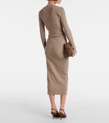 Brunello Cucinelli Knitted midi skirt | Thumbnail 2