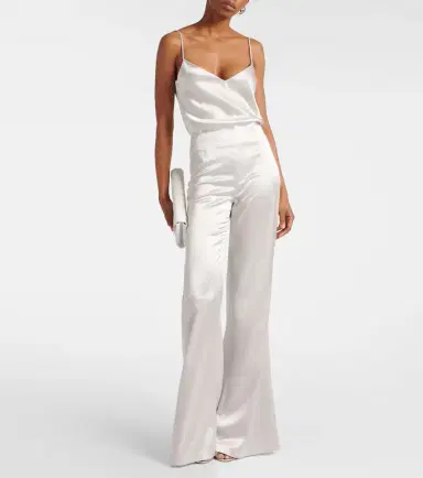 Galvan Ischia satin camisole | Thumbnail 3