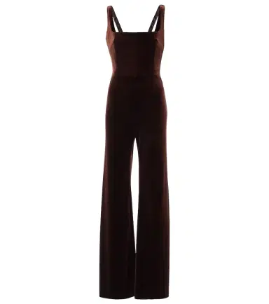 Galvan Vesper velvet jumpsuit | Thumbnail 1