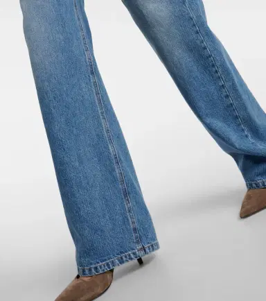 Brunello Cucinelli Mid-rise wide-leg jeans | Thumbnail 4