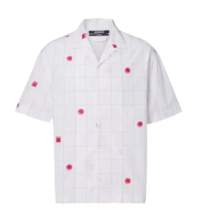 Jacquemus Checked cotton jacquard bowling shirt