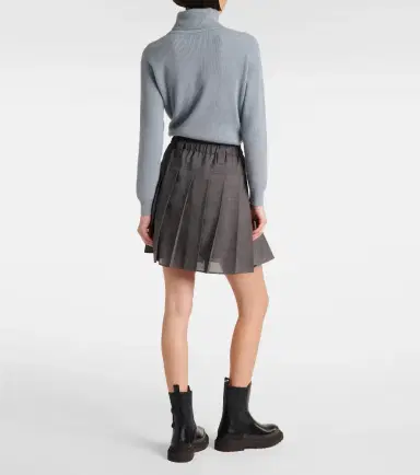 Brunello Cucinelli Pleated tennis skirt | Thumbnail 2