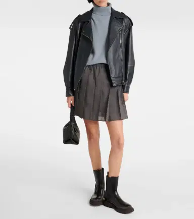 Brunello Cucinelli Pleated tennis skirt | Thumbnail 4