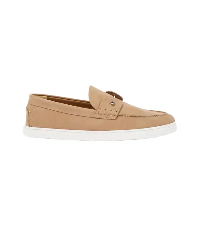 Christian Louboutin Chambeliboat leather slip-on shoes
