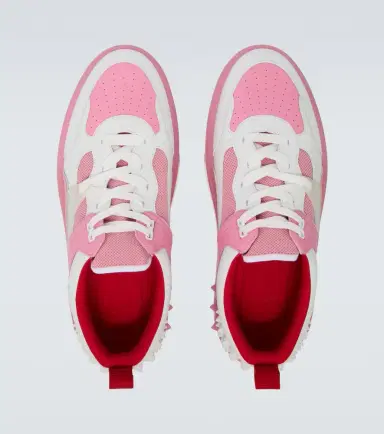 Christian Louboutin Astroloubi leather-trimmed sneakers | Thumbnail 3 Christian Louboutin Astroloubi leather-trimmed sneakers | Thumbnail 3