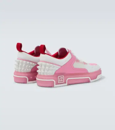 Christian Louboutin Astroloubi leather-trimmed sneakers | Thumbnail 5 Christian Louboutin Astroloubi leather-trimmed sneakers | Thumbnail 5