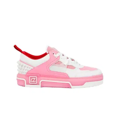 Christian Louboutin Astroloubi leather-trimmed sneakers | Thumbnail 1 Christian Louboutin Astroloubi leather-trimmed sneakers | Thumbnail 1