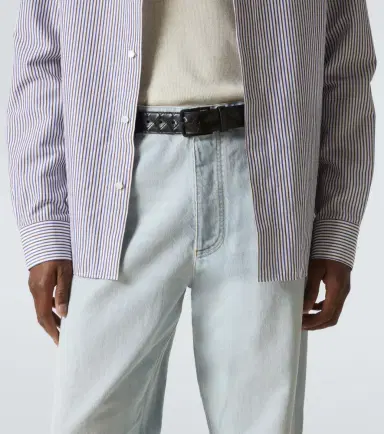 Bottega Veneta Intrecciato leather belt | Thumbnail 3