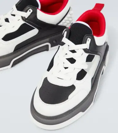 Christian Louboutin Astroloubi leather-trimmed sneakers | Thumbnail 3 Christian Louboutin Astroloubi leather-trimmed sneakers | Thumbnail 3