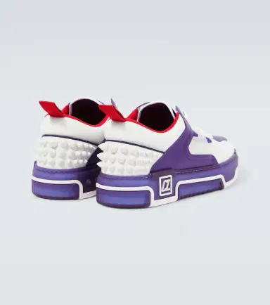Christian Louboutin Astroloubi leather-trimmed sneakers | Thumbnail 3 Christian Louboutin Astroloubi leather-trimmed sneakers | Thumbnail 3