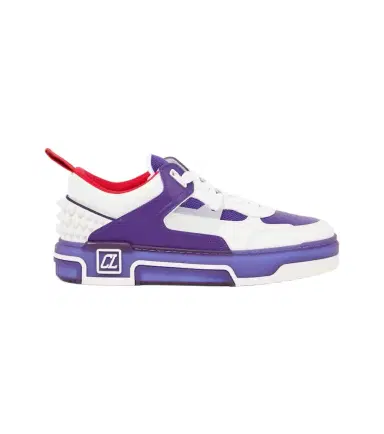 Christian Louboutin Astroloubi leather-trimmed sneakers | Thumbnail 1 Christian Louboutin Astroloubi leather-trimmed sneakers | Thumbnail 1