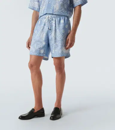 Amiri Bandana cotton-blend shorts | Thumbnail 2