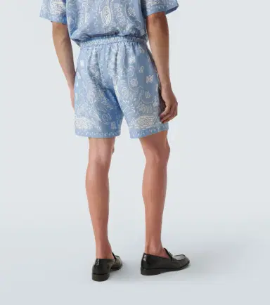 Amiri Bandana cotton-blend shorts | Thumbnail 3