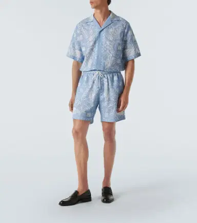 Amiri Bandana cotton-blend shorts | Thumbnail 4