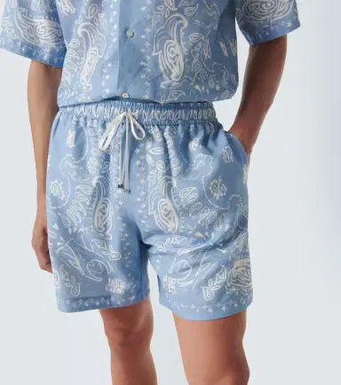 Amiri Bandana cotton-blend shorts | Thumbnail 5