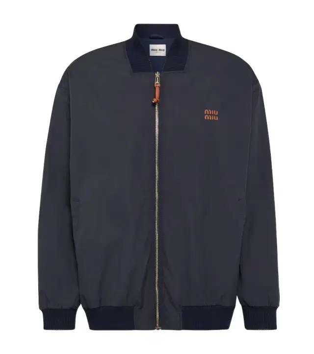 Logo cotton-blend bomber jacket