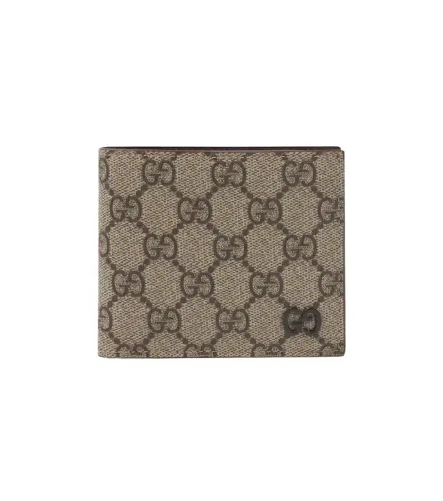 GG canvas bifold wallet