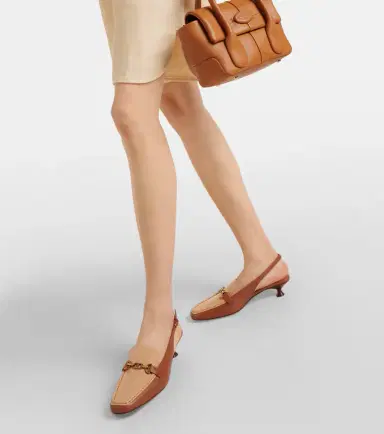 Tod's 35 leather slingback pumps | Thumbnail 6 Tod's 35 leather slingback pumps | Thumbnail 6