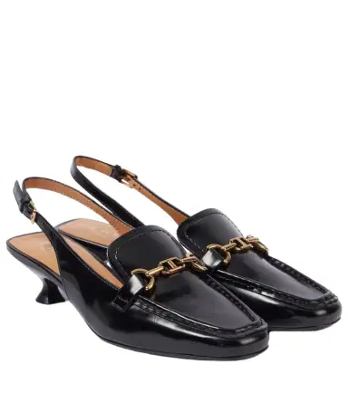 Tod's 35 leather slingback pumps | Thumbnail 1 Tod's 35 leather slingback pumps | Thumbnail 1