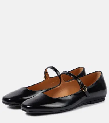 Tod's Polished leather Mary Jane flats | Thumbnail 3