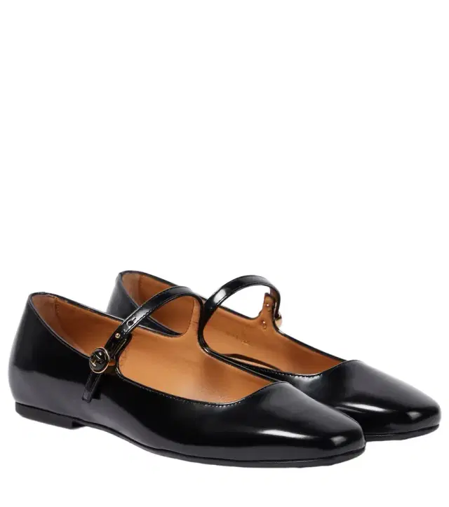 Tod's Polished leather Mary Jane flats
