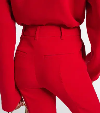 Valentino Cady Couture silk straight pants | Thumbnail 6