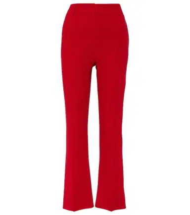 Valentino Cady Couture silk straight pants | Thumbnail 1