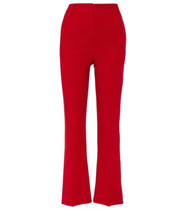 Valentino Cady Couture silk straight pants