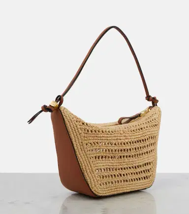Loewe Hammock Mini raffia shoulder bag | Thumbnail 4
