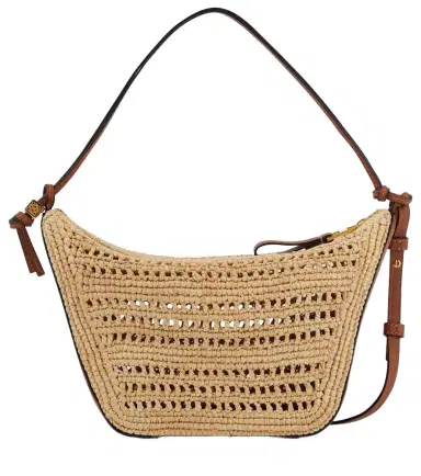 Loewe Hammock Mini raffia shoulder bag | Thumbnail 1