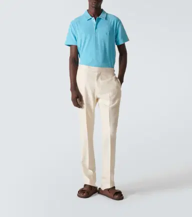 Vilebrequin Phoenix cotton-blend terry polo shirt | Thumbnail 2