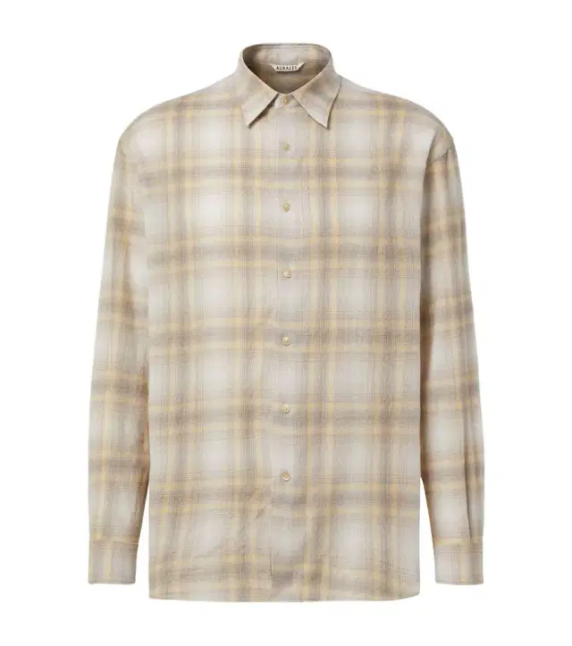 Plaid wool shirt