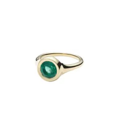 Octavia Elizabeth Lenny 18kt gold ring with emerald | Thumbnail 1