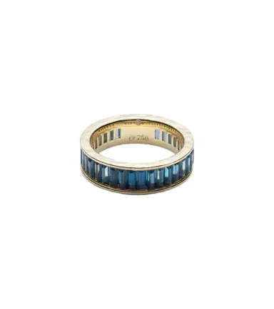Octavia Elizabeth 18kt gold ring with with topazes | Thumbnail 1