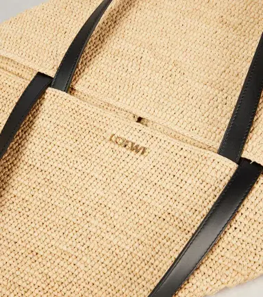 Loewe Paula's Ibiza Puzzle Fold XL raffia tote bag | Thumbnail 2 Loewe Paula's Ibiza Puzzle Fold XL raffia tote bag | Thumbnail 2