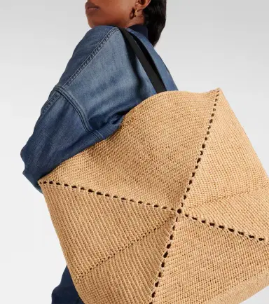Loewe Paula's Ibiza Puzzle Fold XL raffia tote bag | Thumbnail 7 Loewe Paula's Ibiza Puzzle Fold XL raffia tote bag | Thumbnail 7