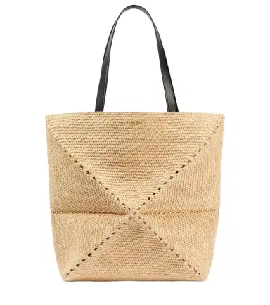 Loewe Paula's Ibiza Puzzle Fold XL raffia tote bag | Thumbnail 1 Loewe Paula's Ibiza Puzzle Fold XL raffia tote bag | Thumbnail 1