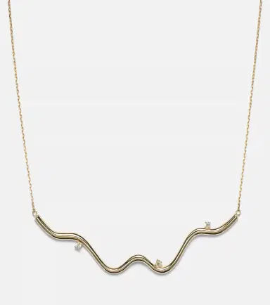 STONE AND STRAND Harbor Lights 10kt gold necklace with diamonds | Thumbnail 2 STONE AND STRAND Harbor Lights 10kt gold necklace with diamonds | Thumbnail 2