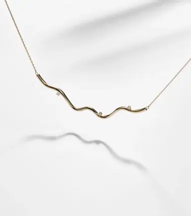 STONE AND STRAND Harbor Lights 10kt gold necklace with diamonds | Thumbnail 6 STONE AND STRAND Harbor Lights 10kt gold necklace with diamonds | Thumbnail 6