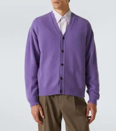 Auralee Cashmere cardigan | Thumbnail 2